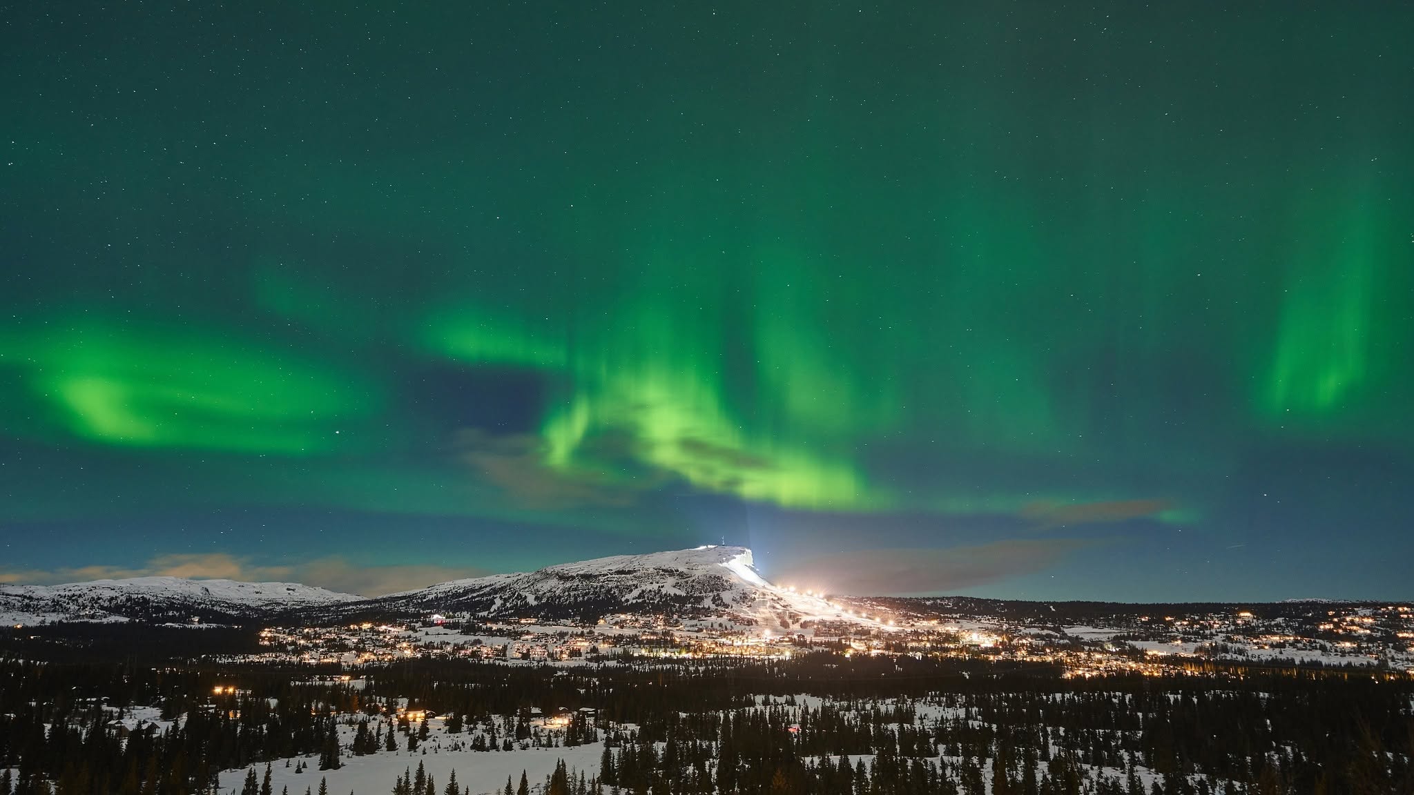 Skeikampen nordlys
